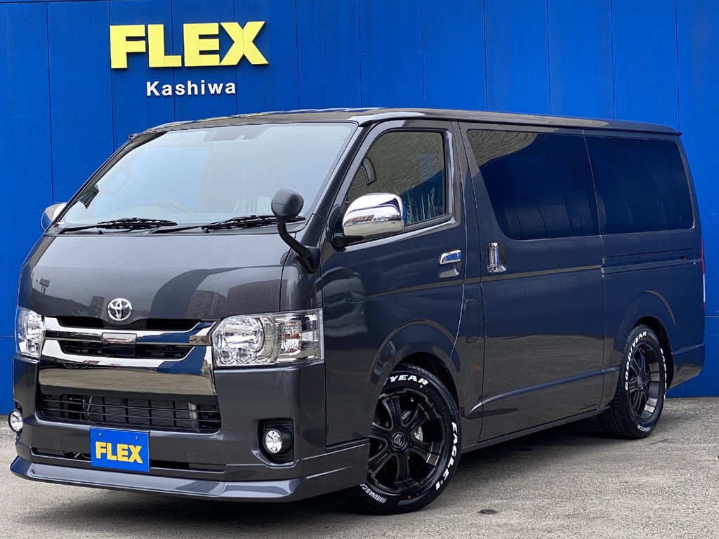 トヨタ ハイエースバン 2 8 スーパーgl ダークプライム ロングボディ ディーゼルターボ 車探しなら中古車 新車の専門店flex フレックス へ