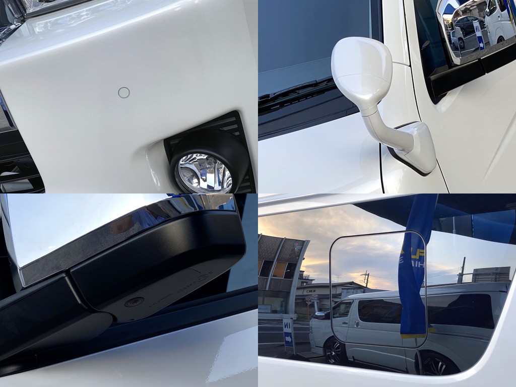 安全装備が向上した新型ハイエース！！ボディー同色アンダーミラーもついてますよ☆
