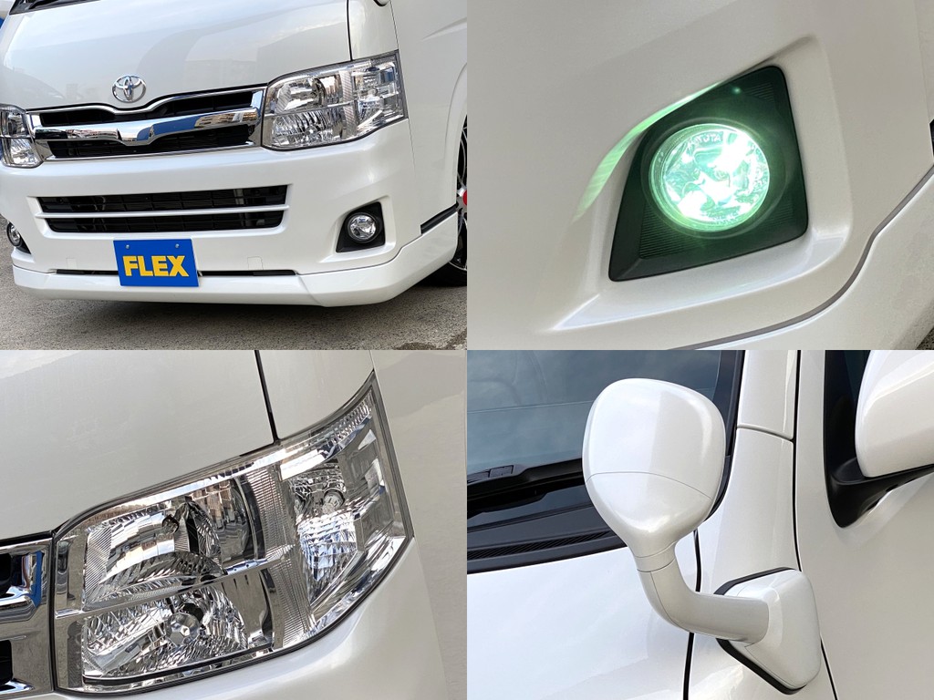 ＥＳＳＥＸ ＶｅｒⅢフロントスポイラーをセット！！メーカーオプション ディスチャージヘッドライト完備！！ボディー同色アンダーミラーをセット！！