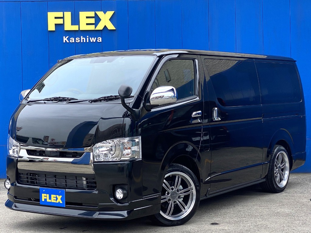 新車ハイエース スーパーＧＬ ダークプライムⅡ ディーゼルターボ４ＷＤ ベットキットカスタムパッケージが入庫しました！！