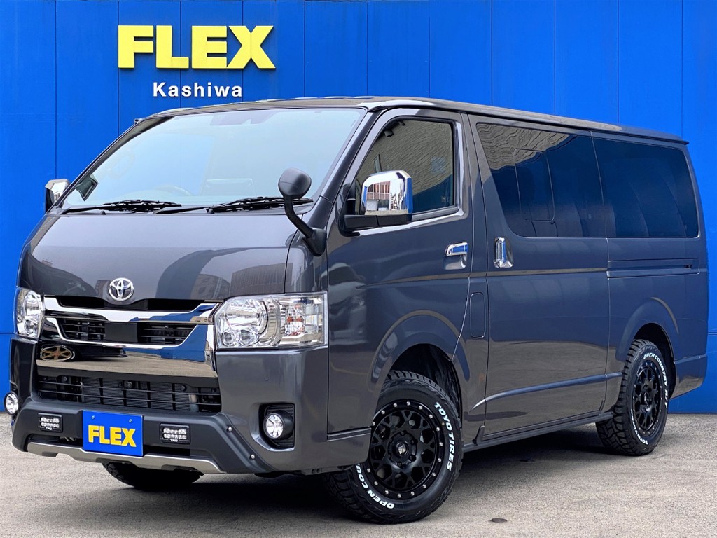 新車ハイエース スーパーＧＬ ダークプライムⅡ ２８００ディーゼルターボ４ＷＤ ベットキット フロアパッケージが入庫しました！！