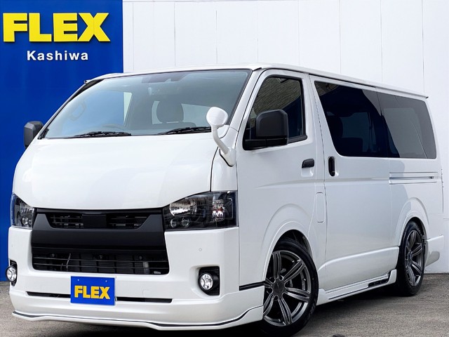 新車ハイエース スーパーＧＬ ダークプライムⅡ ４１５ＣＯＢＲＡフルエアロが入庫しました！！【両側パワースライドドア完備！！】