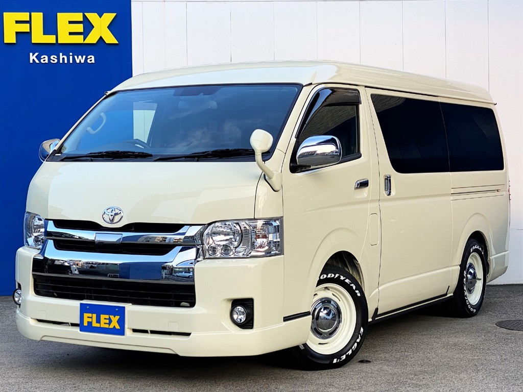 Ｈ３０年式ハイエースワゴンＧＬ４ＷＤ ＦＬＥＸオリジナルシートアレンジＶｅｒ２ ツインナビパッケージ！！