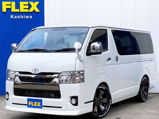 新車ハイエース スーパーＧＬ ダークプライムⅡ ２８００ディーゼルターボ カスタムナビパッケージが入庫しました！！【両側パワースライドドア完備！！】