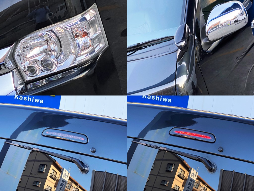 ＬＥＤヘッドライト完備！！ＦＬＥＸオリジナル ＵＬＴＩＭＡＴＥ ＬＥＤハイマウントに変更！！