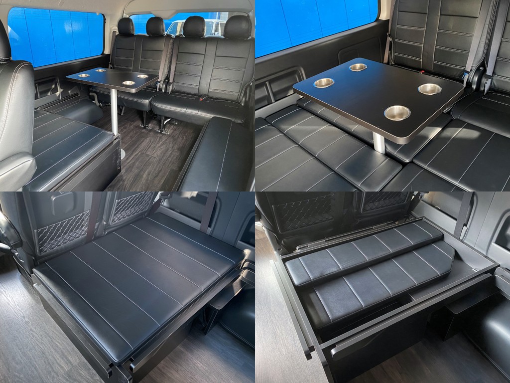 ベットマットの収納もできますよ☆取り外しができるテーブル完備！！