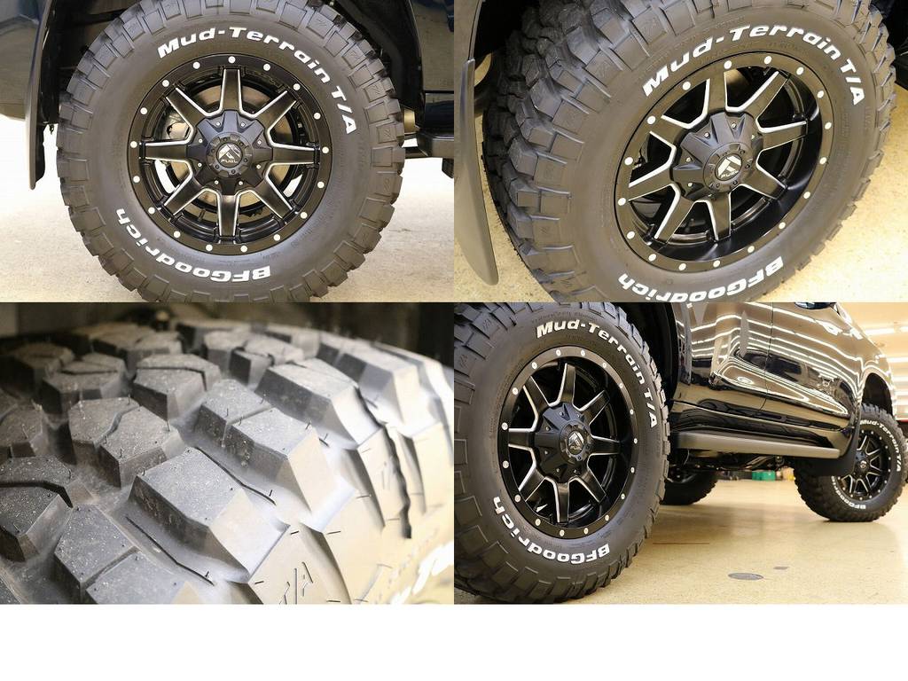 新品ＢＦグットリッチＫＭ２タイヤ×ＦＵＥＬホイール１７ｉｎＡＷ☆