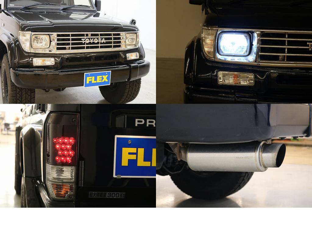 新品フルメッキグリル☆ＨＩＤ☆ＬＥＤテールランプ☆オリジナル砲弾マフラー☆