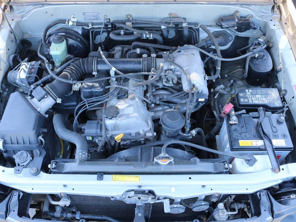 ２．７Ｌガソリンエンジンで耐久性も抜群！