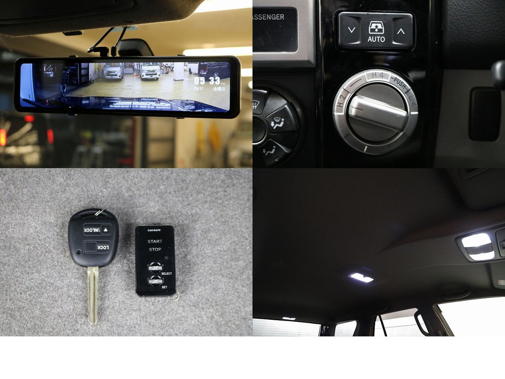 ドライブレコーダー☆パートタイム４ＷＤ☆エンジンスターター☆ＬＥＤルームランプ☆
