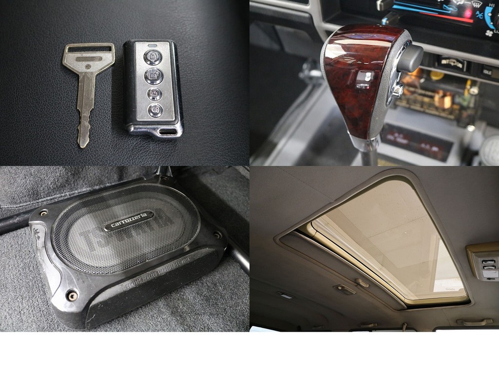 社外キーレス☆新品ウッドシフトノブ☆サブウーハー☆サンルーフ☆