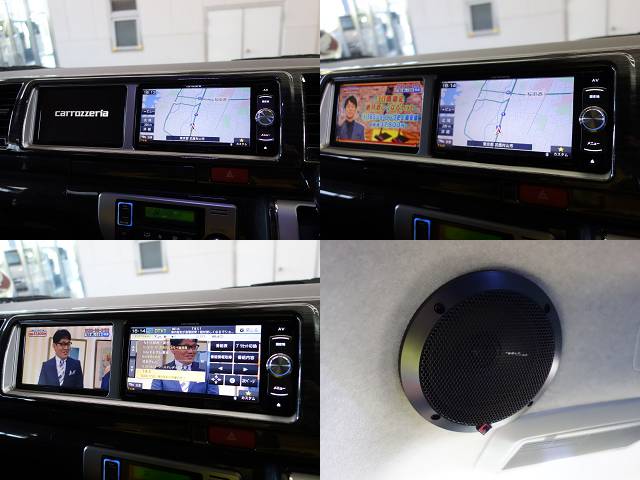 パイオニア製ＳＤナビフルセグ、サブモニター、フリップダウンモニター、ルーフスピーカー増設済み！！