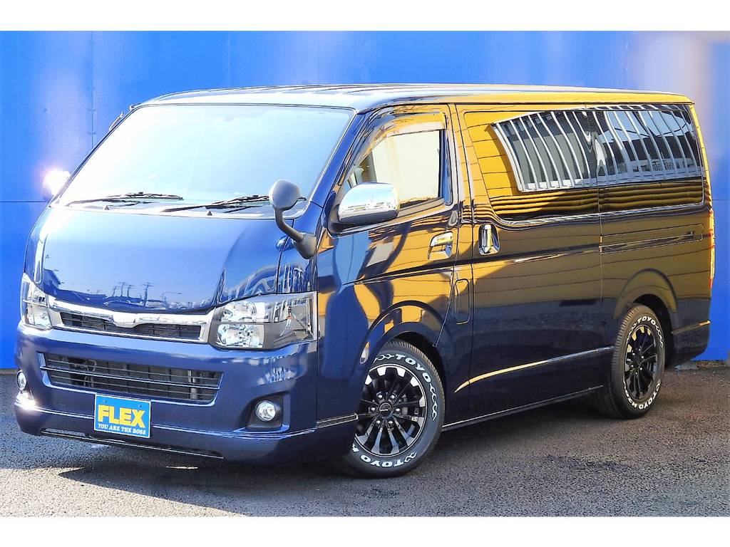 Ｈ２２年ハイエース３型スーパーＧＬ！珍しいダークブルーコンプリート車両が入庫致しました！