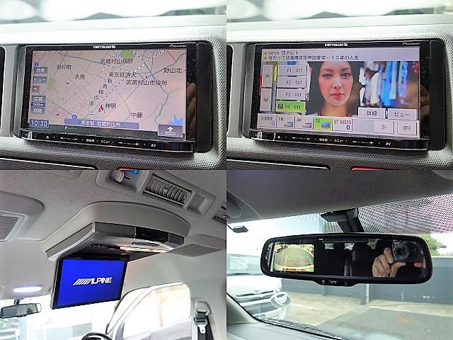 パイオニア製ＳＤナビフルセグ、アルパインＦダウンモニター、バックカメラ防眩ミラー装備！！