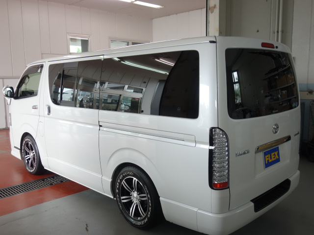 買取直販２４年３型後期モデルスーパーＧＬパールホワイト入庫致しました！！社外パーツ多数装備！！