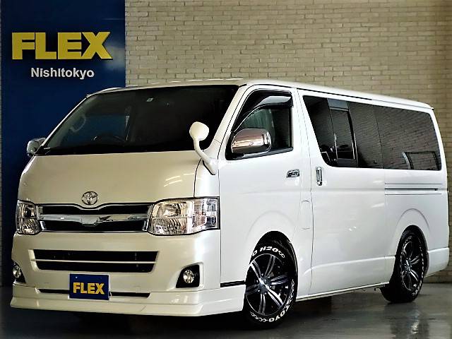買取直販２４年３型後期モデルスーパーＧＬパールホワイト入庫致しました！！社外パーツ多数装備！！