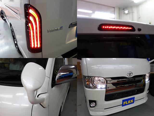 新車ハイエースＶダークプライム２０００ガソリンナビベットＫＩＴパッケージ入庫致しました！！