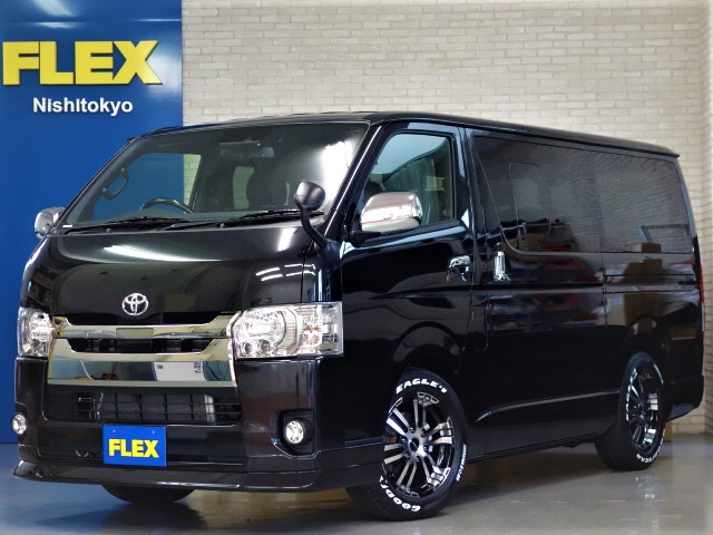 新車ハイエースＶダークプライムⅡ２０００ガソリンナビパッケージ完成！！即納車可能になります！！