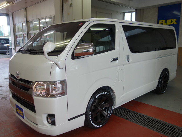 新車ダークプライムⅡ２８００ディーゼルターボナビパッケージ完成致しました！！店頭在庫車、即納車可能になります！！