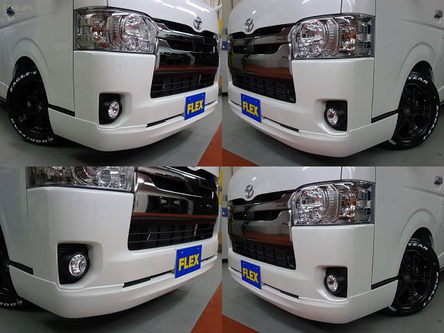 新車ハイエースＶダークプライムⅡ２８００ディーゼル４ＷＤナビパッケージ完成致しました！！店頭在庫車、即納車可能になります！！