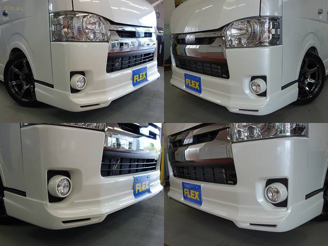 新車ハイエースＶダークプライムⅡバックナインフルエアロＫＩＴ完成致しました！！店頭在庫車、即納車可能になります！！