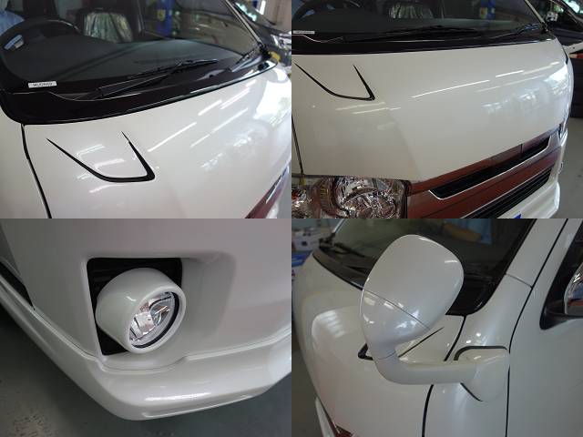 新車ハイエースＶダークプライムⅡバックナインフルエアロＫＩＴ完成致しました！！店頭在庫車、即納車可能になります！！