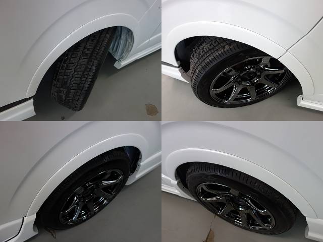 新車ハイエースＶダークプライムⅡバックナインフルエアロＫＩＴ完成致しました！！店頭在庫車、即納車可能になります！！