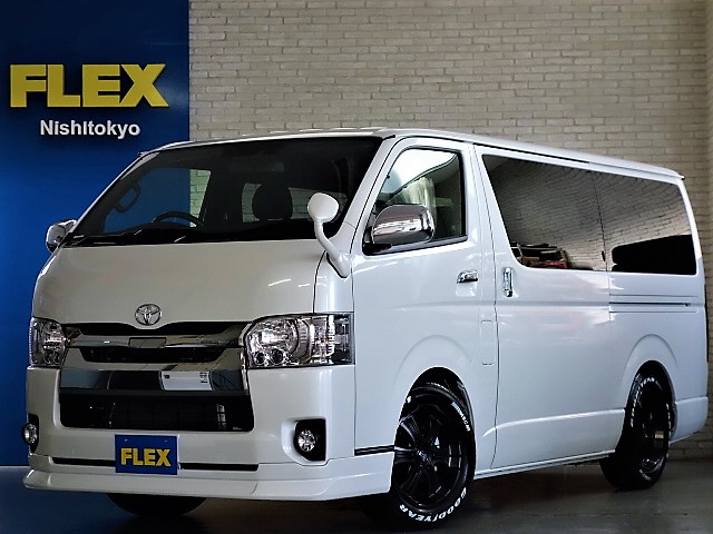 新車ハイエースＶダークプライムⅡ２０００ガソリン両側パワースライドドア装備ナビパッケージ完成致しました！！