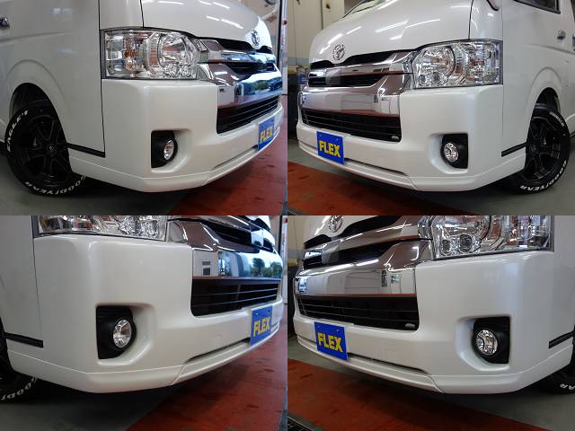 415コブラ製フロントリップスポイラーを装着！地上高も確保しておりますので、アクティブに使えますよ♪