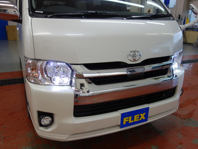 オプションのＬＥＤヘッドライトも搭載しておりますので、夜間走行も安心ですね♪