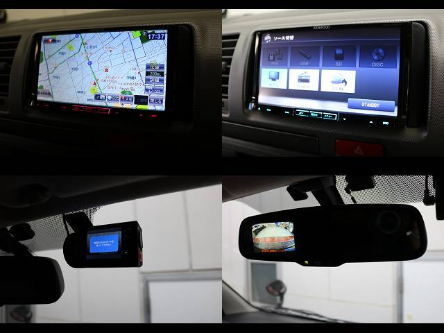 メーカーオプションのバックカメラ防眩ミラー装備！！