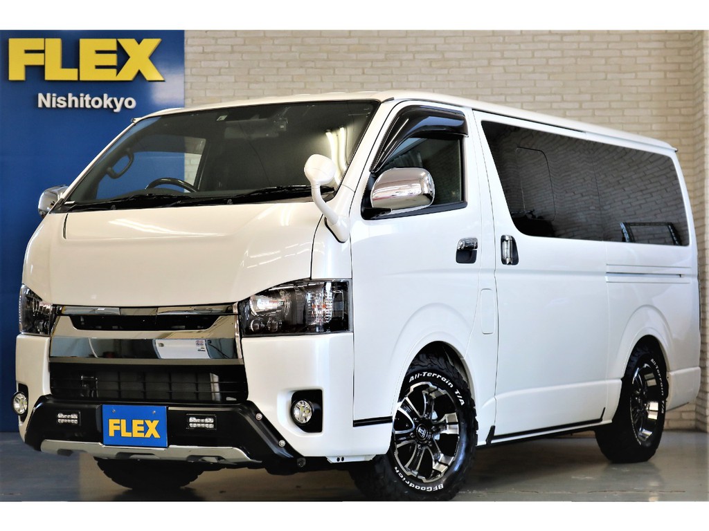 令和１年式ハイエースＶダークプライムⅡ２８００ディーゼル４ＷＤカスタム車両入庫致しました！！