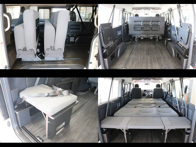 ２７年式ハイエースワゴンＧＬ４ＷＤ２７００ガソリンアレンジＳＴシートアレンジ施工ロングスライドレール搭載オリジナルパーツ多数装備済み！！