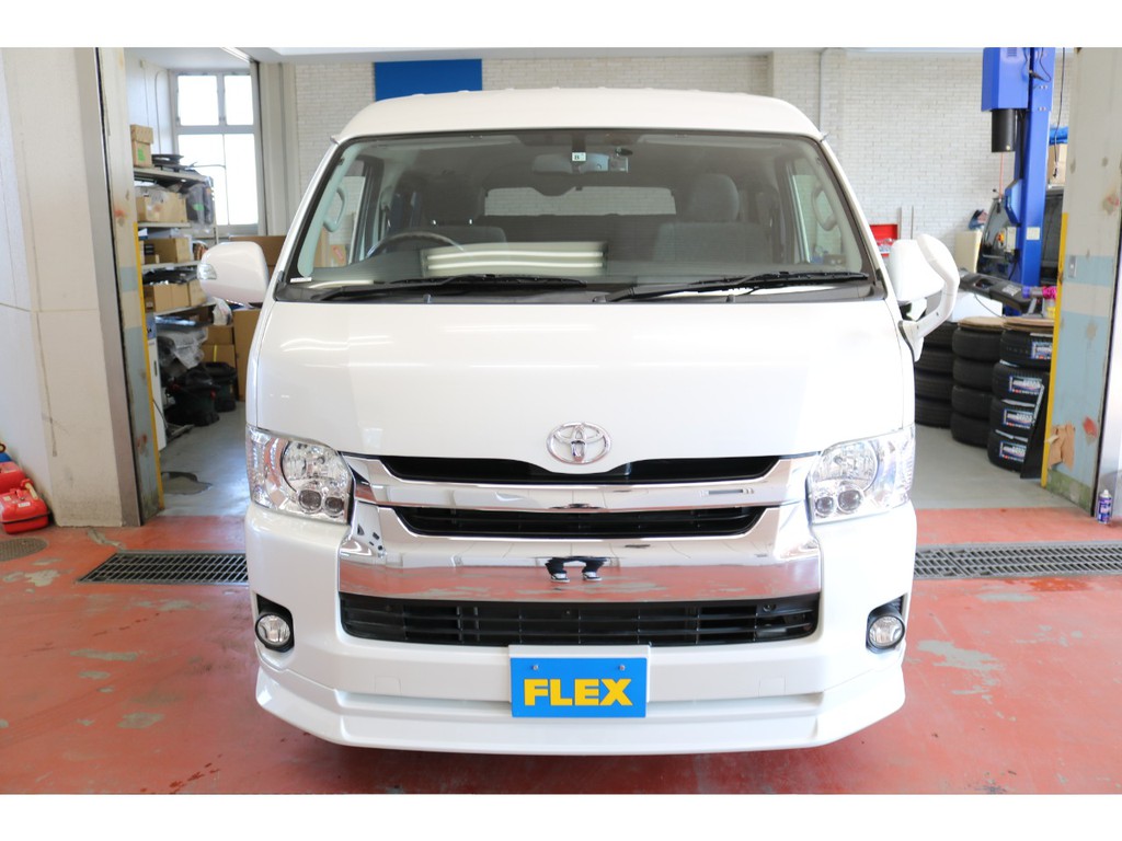 ２７年式ハイエースワゴンＧＬ４ＷＤ２７００ガソリンアレンジＳＴシートアレンジ施工ロングスライドレール搭載オリジナルパーツ多数装備済み！！