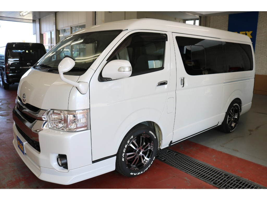 ２７年式ハイエースワゴンＧＬ４ＷＤ２７００ガソリンアレンジＳＴシートアレンジ施工ロングスライドレール搭載オリジナルパーツ多数装備済み！！