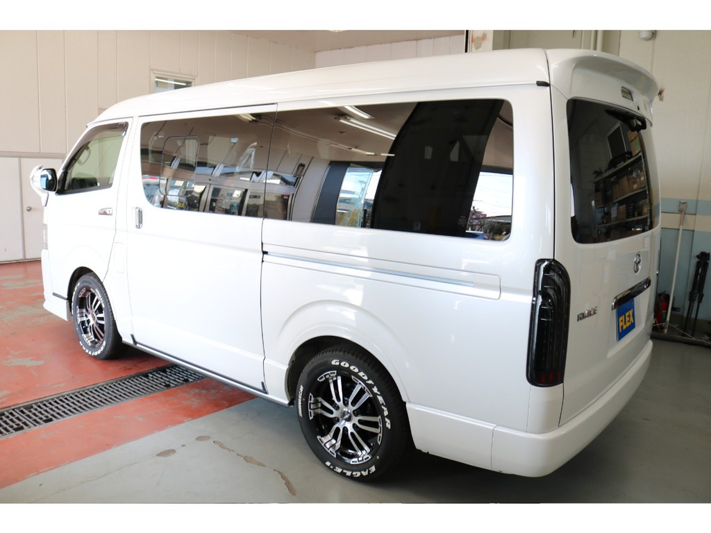 ２７年式ハイエースワゴンＧＬ４ＷＤ２７００ガソリンアレンジＳＴシートアレンジ施工ロングスライドレール搭載オリジナルパーツ多数装備済み！！