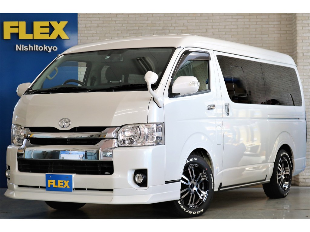 ２７年式ハイエースワゴンＧＬ４ＷＤ２７００ガソリンアレンジＳＴシートアレンジ施工ロングスライドレール搭載オリジナルパーツ多数装備済み！！