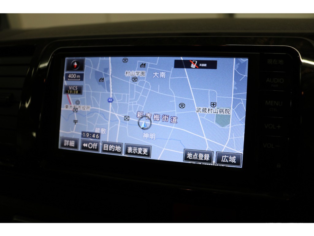 ２７年式ハイエースＶダークプライム２０００ガソリン２ＷＤ両側パワースライドドア装備車両入庫！！フレックスオリジナルパーツでカスタム済みの１台になります！！