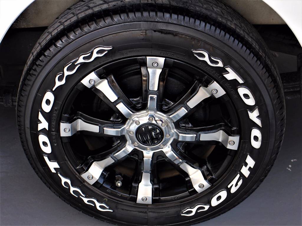 ２インチローダウン・ビースト１６インチアルミホイール・TOYO　H20タイヤ付き！