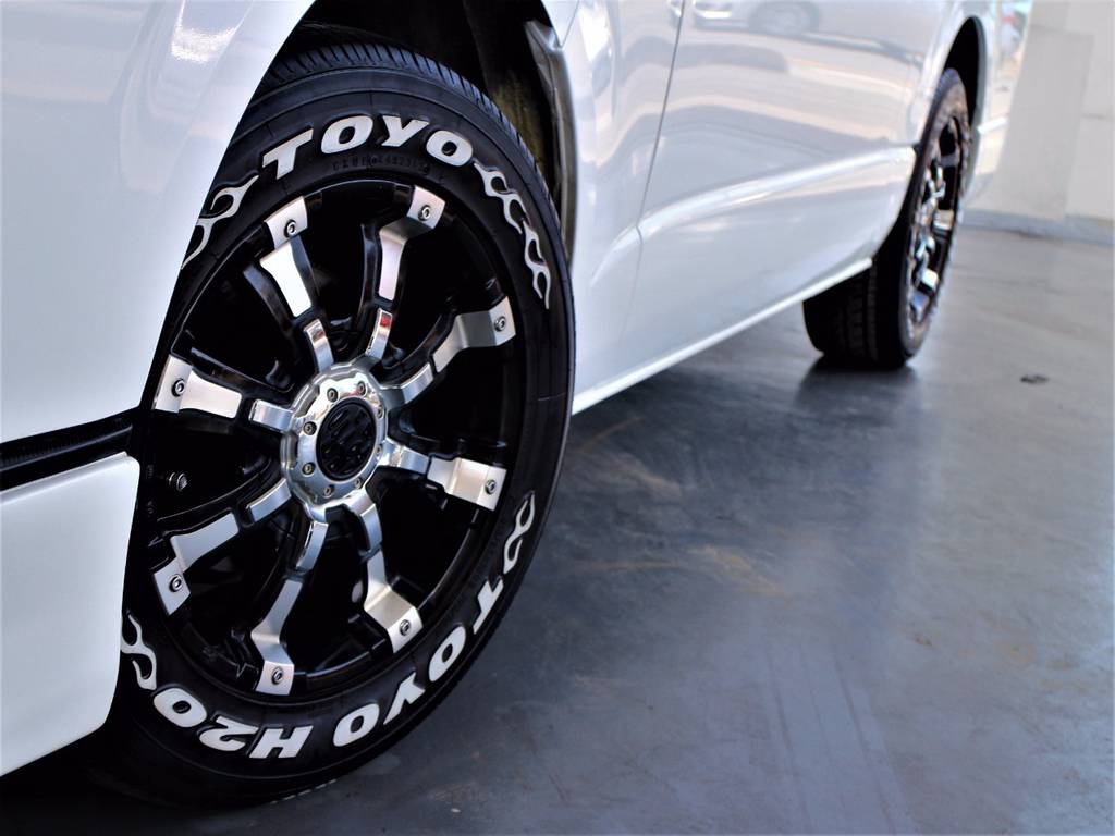 ２インチローダウン・ビースト１６インチアルミホイール・TOYO　H20タイヤ付き！