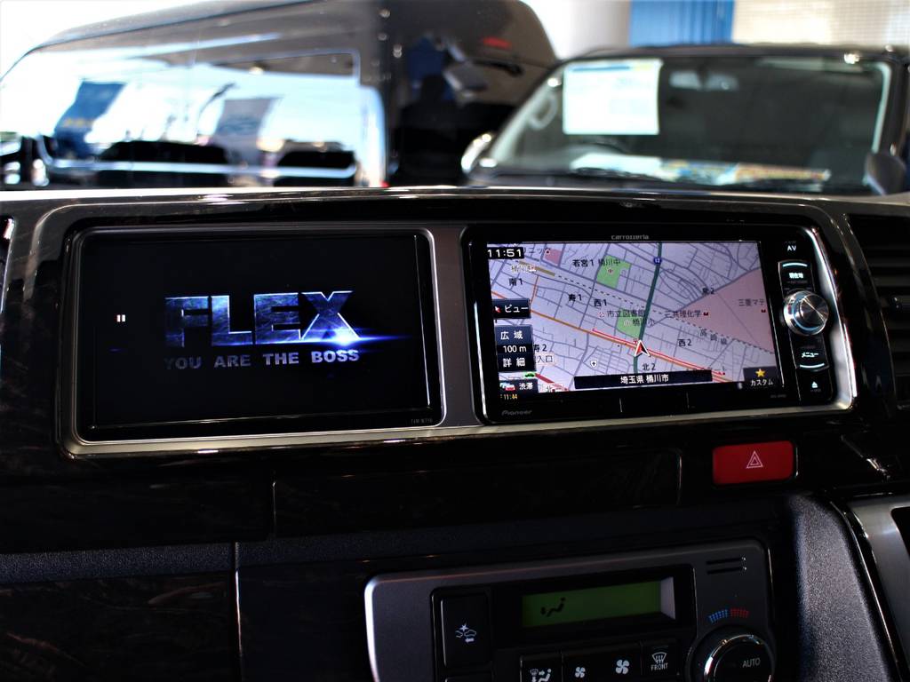 カロッツェリアSDナビ！　カロッツェリアサブモニター！　※音楽録音・DVD再生・フルセグ見れます！