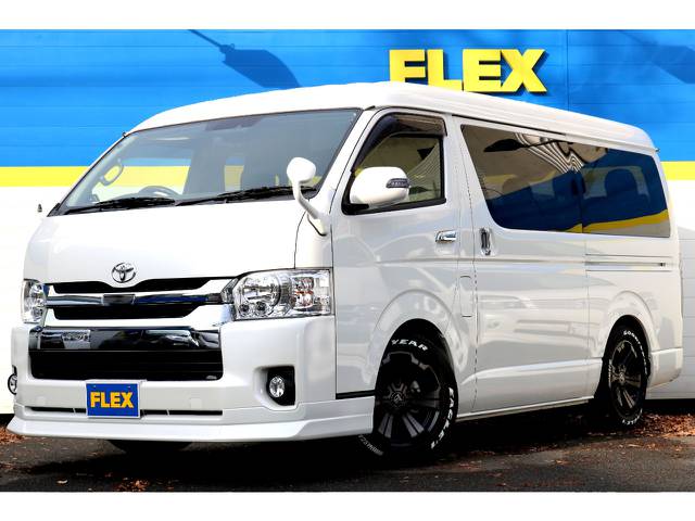 FLEX調布店　０４２４－４０－１１９１までお問合せ下さい！新型ハイエースワゴン試乗車です！ご予約が必要になりますのでご連絡をお待ちしております。