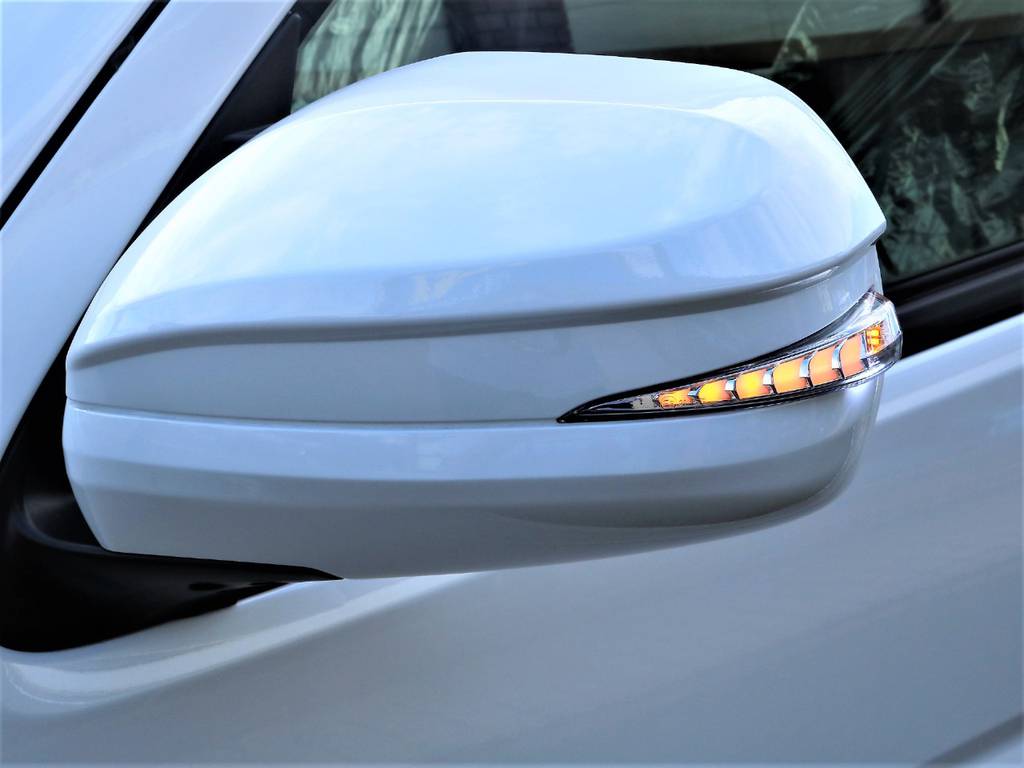 LEDウィンカーミラーをインストール済みです！