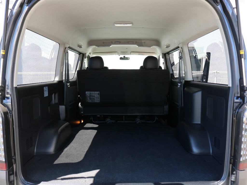 ワイドバンならではの広～い荷室！趣味にお仕事に大活躍間違いなし！これ、入るかな？等お気軽にお問い合わせ下さいませ♪