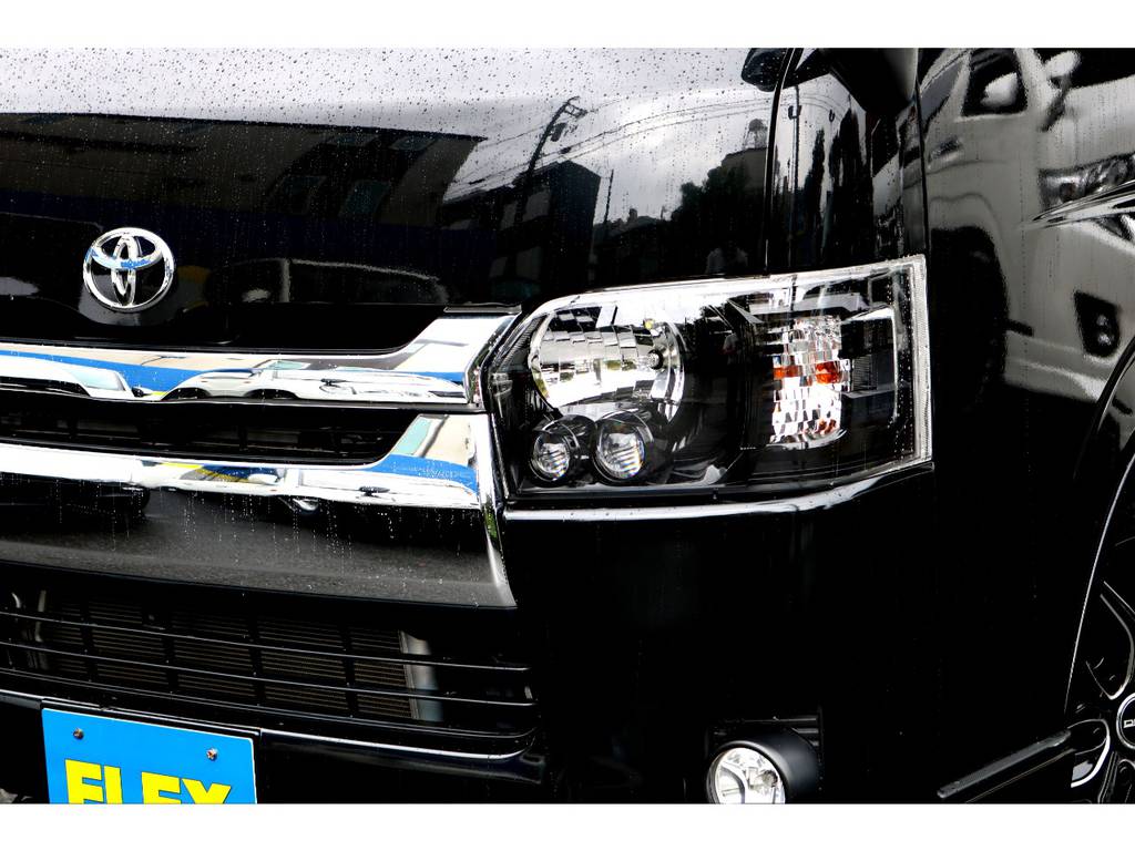 ＬＥＤヘッドライトインナーブラック施工！