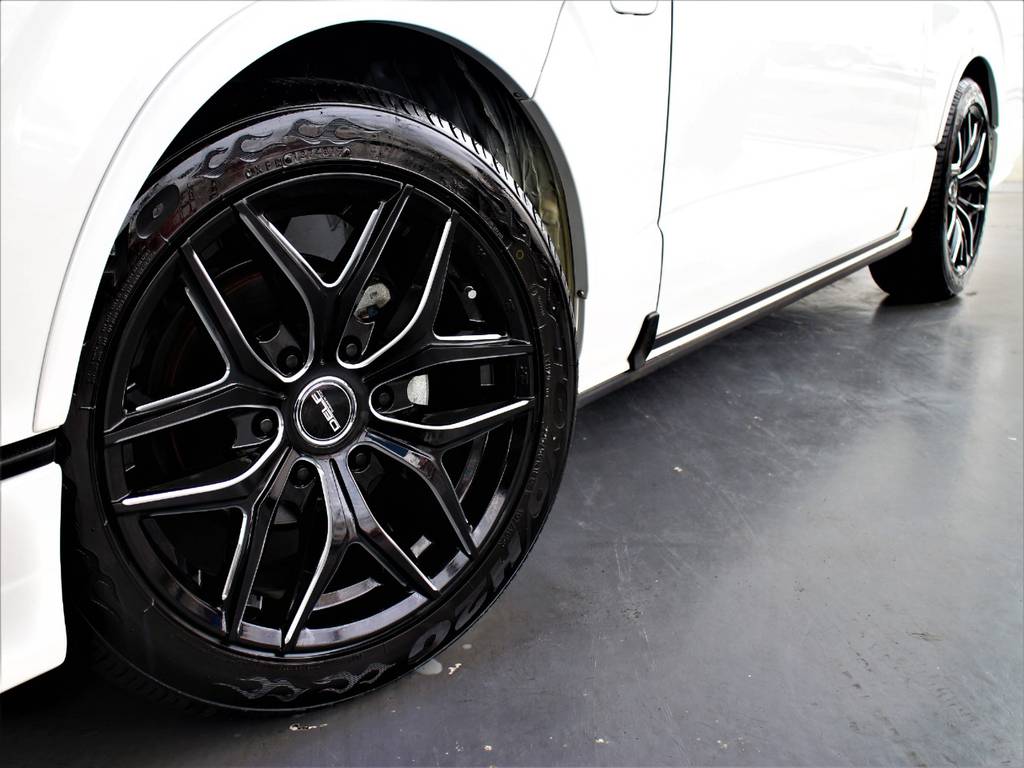 TOYO H20タイヤ！　DELF01　18インチアルミホイール！　CRSリーガルフェンダー！