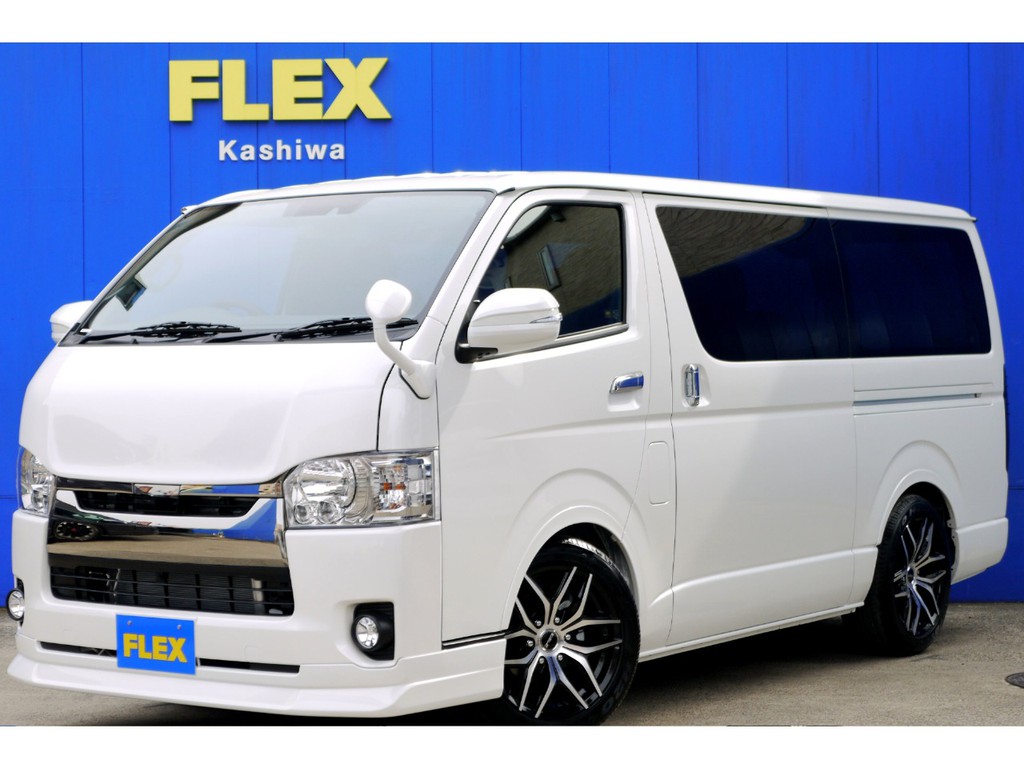 新車ハイエース スーパーＧＬ ダークプライムⅡ フレックスオリジナルカスタム ナビパッケージが入庫しました！！