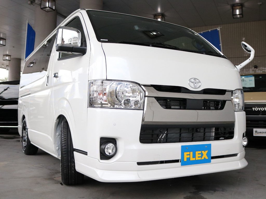FLEXオリジナルDelfinoLineフロントスポイラ－☆TOYOTAセーフティセンス搭載☆