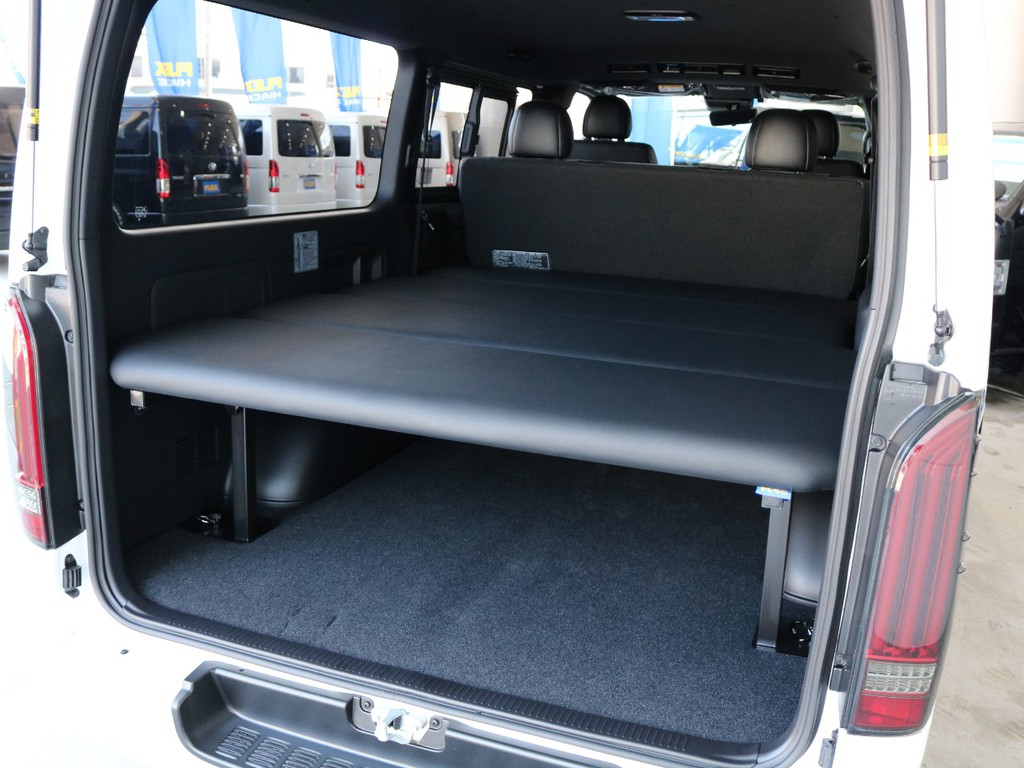 大人気！FLEXオリジナルベットキット！5段階に高さ調節可能！車中泊、荷物を積み込みたい方、ラゲッジスペースの目隠しなど使い勝手抜群！◎