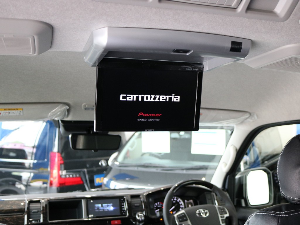カロッツェリア後席フリップダウンモニター☆